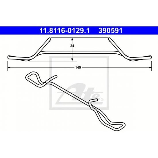 ARC ETRIER FRANA ATE 11811601291 ARC ETRIER FRANA ATE 11811601291