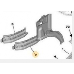 Armatura aripa stanga fata Citroen C4 - OE Armatura aripa stanga fata Citroen C4 - OE