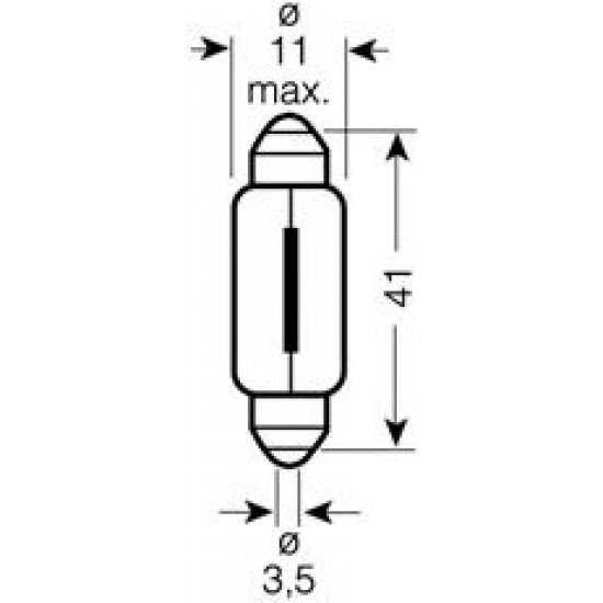 BEC 24V AUX C10W OSRAM 6429