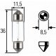 Bec  ilum nr circulatie C5W  1 HELLA 8GM002092121