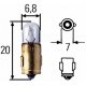 Bec J 12V 2W BA 7 s HELLA 8GP002066121 Bec J 12V 2W BA 7 s HELLA 8GP002066121