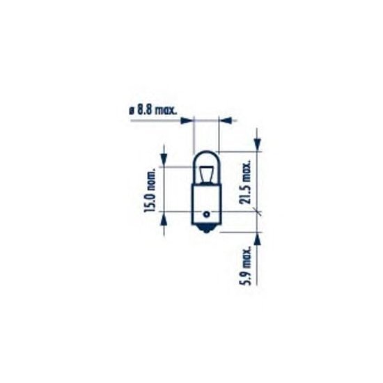 BEC POZ.SOCLU METAL 12V 4W -  NARVA NARVA 17131