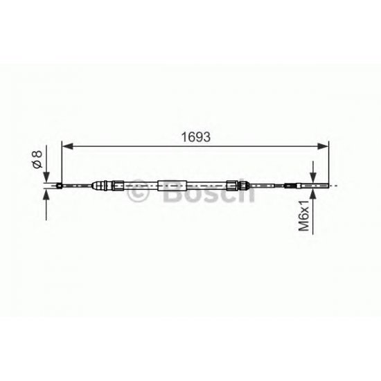 CABLU DE FRANA BOSCH 1987477532