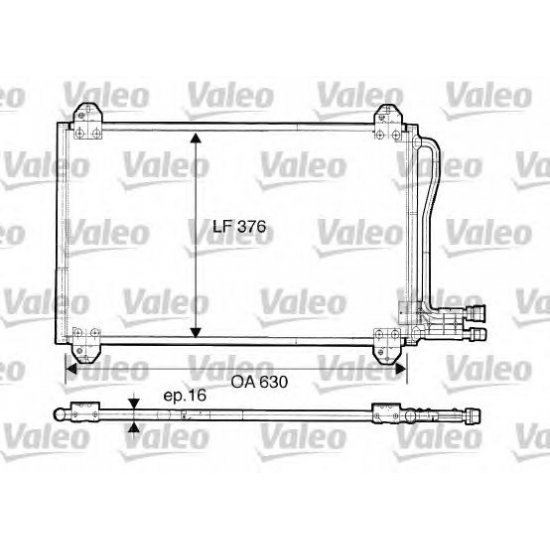 Condensator clima VALEO 816891 Condensator clima VALEO 816891
