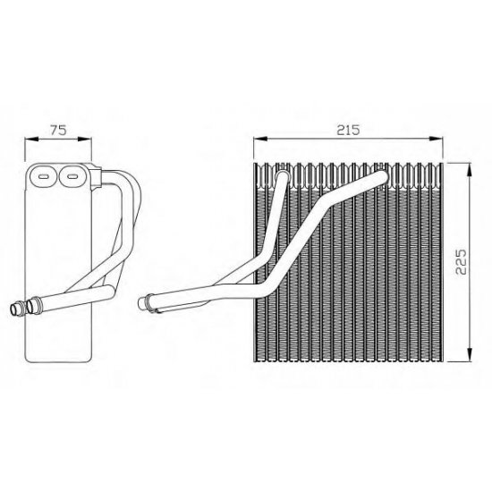 Evaporator NRF 36069 Evaporator NRF 36069