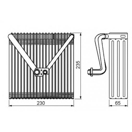 Evaporator NRF 36141 Evaporator NRF 36141