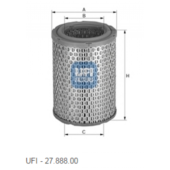 Filtru aer Citron Jumper - Ufi UFI 27.888.00 Filtru aer Citron Jumper - Ufi UFI 27.888.00