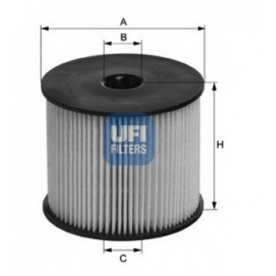 Filtru combustibil Ufi - Peugeot 307 UFI 26.003.00 Filtru combustibil Ufi - Peugeot 307 UFI 26.003.00
