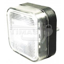 Lampa pozitie patrat alb