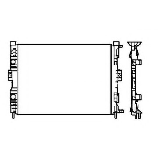 Radiator racire motor NRF 58328 Radiator racire motor NRF 58328