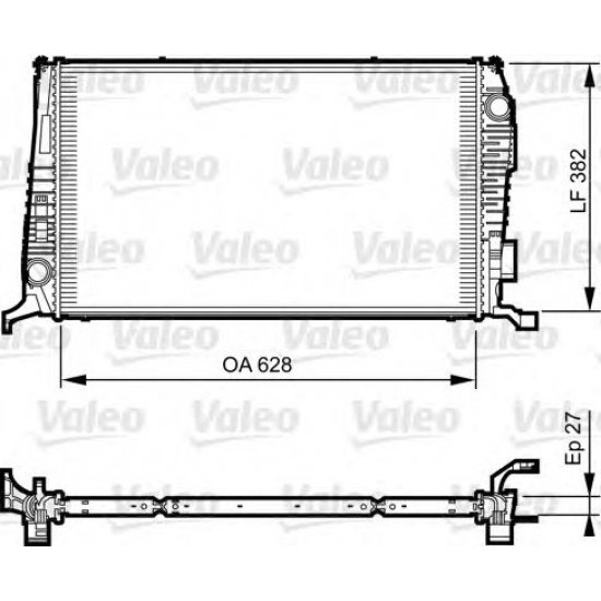 Radiator racire motor VALEO 735279 Radiator racire motor VALEO 735279