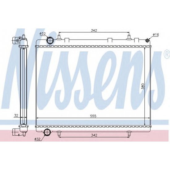 Radiator racire NISSENS 63601 Radiator racire NISSENS 63601