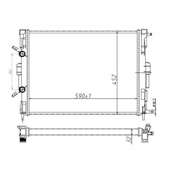Radiator Racire NRF 58329A Radiator Racire NRF 58329A