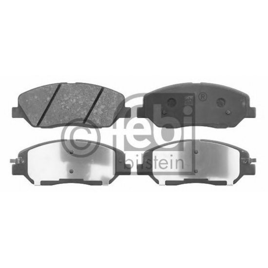 Set placute frana fata FEBI BILSTEIN 16667 Set placute frana fata FEBI BILSTEIN 16667