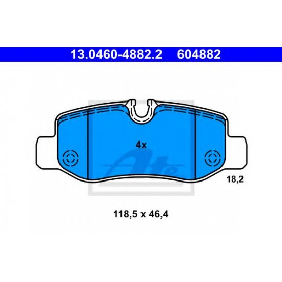 SET PLACUTE FRANA SPATE ATE 13.0460-4882.2