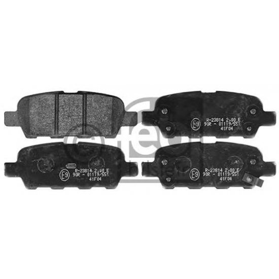 Set placute frana spate FEBI BILSTEIN 116198 Set placute frana spate FEBI BILSTEIN 116198