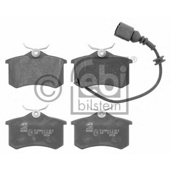 Set placute frana spate FEBI BILSTEIN 16639 Set placute frana spate FEBI BILSTEIN 16639