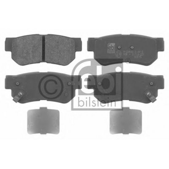 Set placute frana spate FEBI BILSTEIN 16675 Set placute frana spate FEBI BILSTEIN 16675