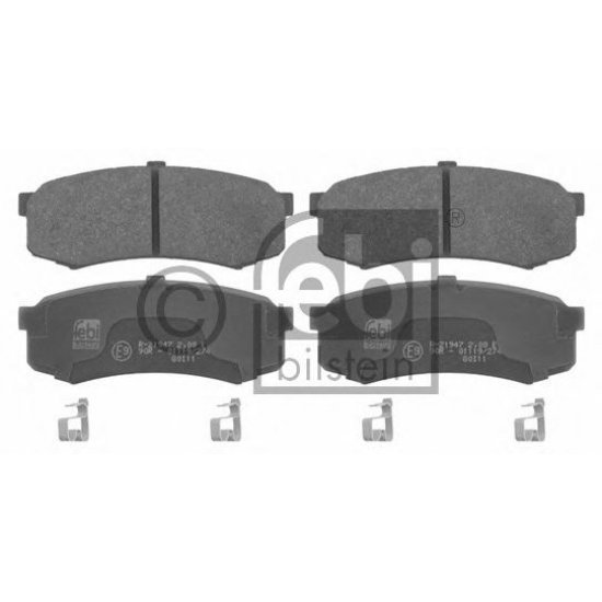Set placute frana spate FEBI BILSTEIN 16732