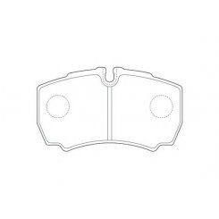 Set placute frana spate