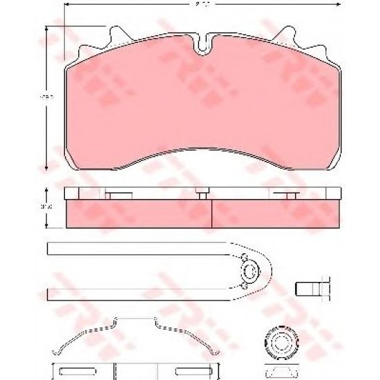SET PLACUTE FRANA TRW GDB5094