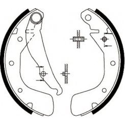 Set saboti frana spate Set saboti frana spate