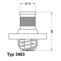 TERMOSTAT LICHID RACIRE